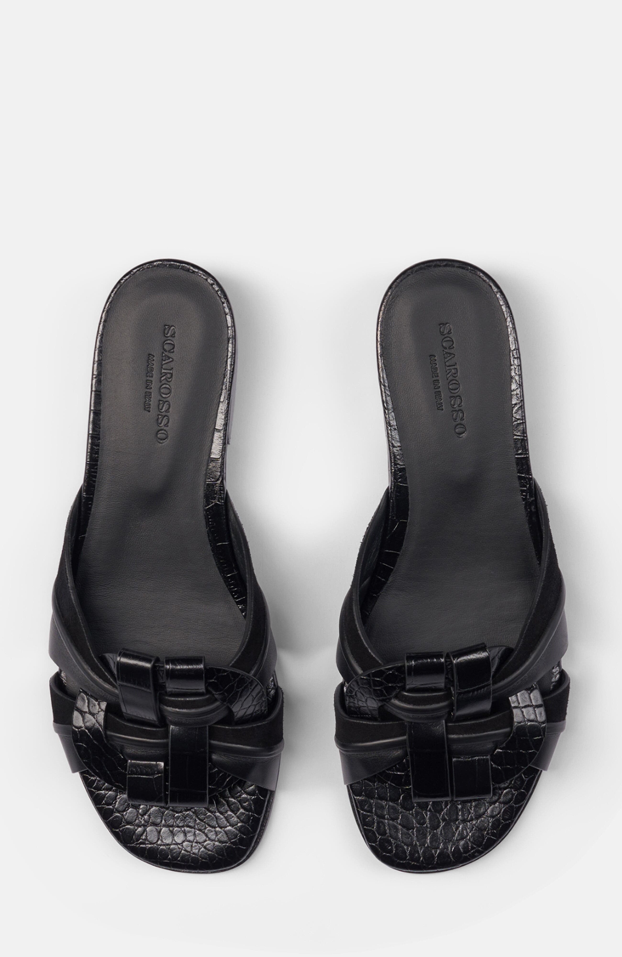 Anna Sandals, Alternate, color, Black - Calf