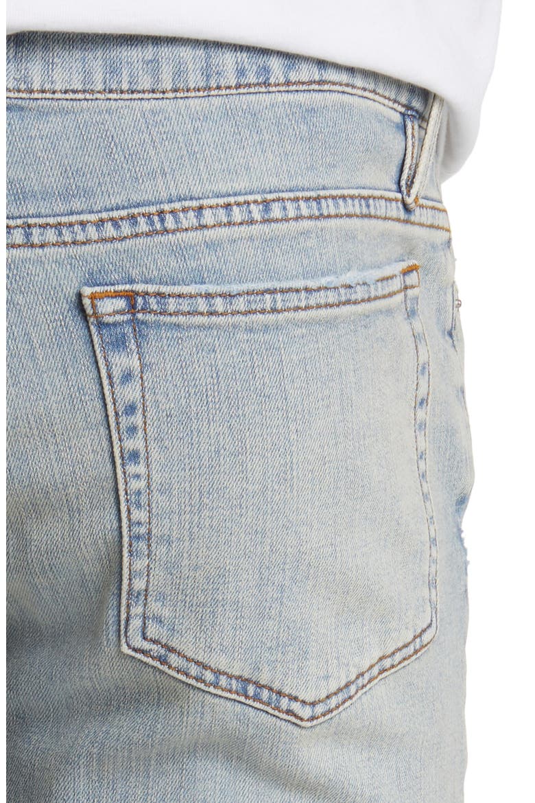 L'Homme Skinny Fit Jeans, Alternate, color, ASPEN RIPS