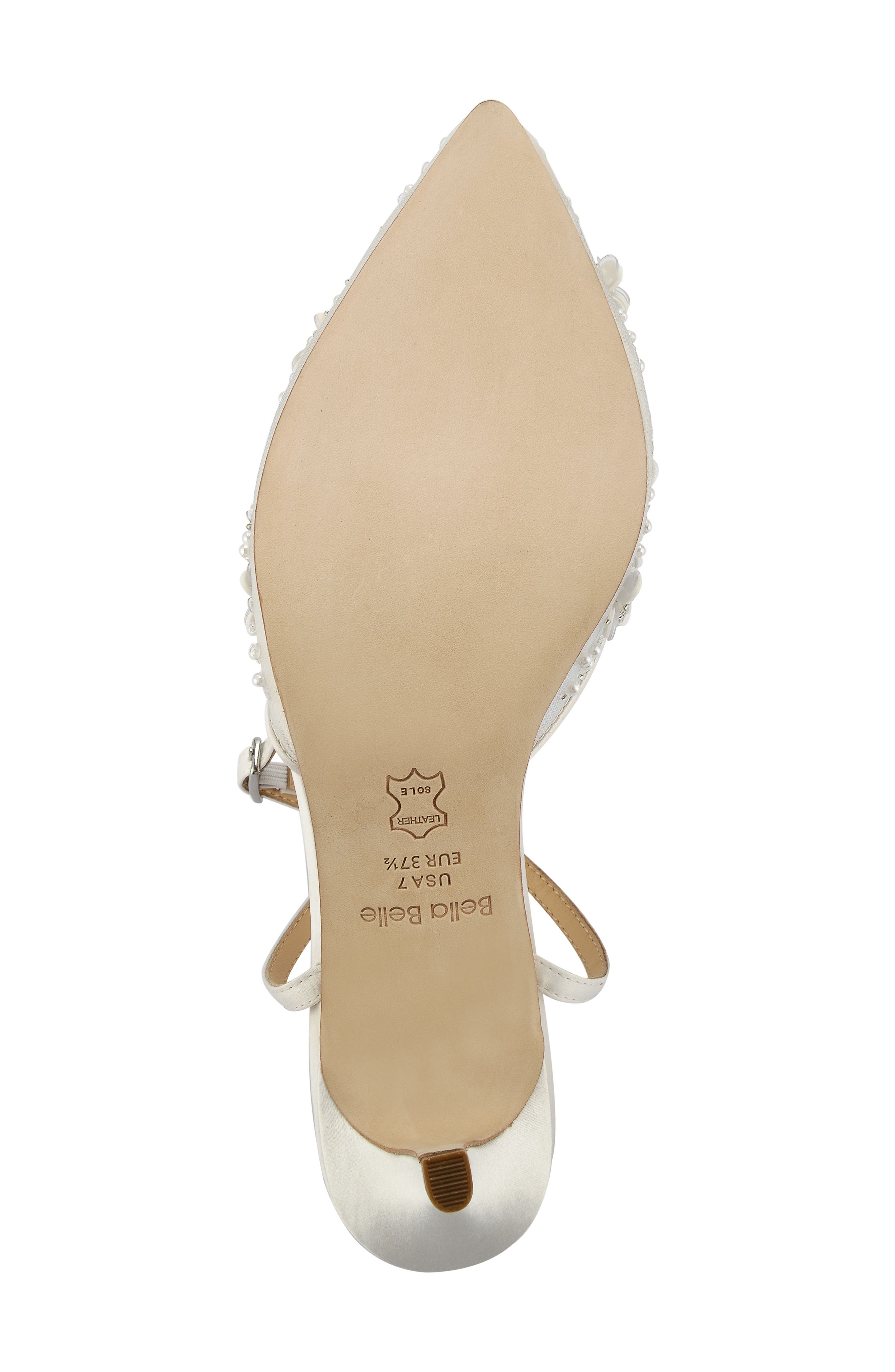 Bella Belle Rosa Pump, Alternate, color, Ivory Silk
