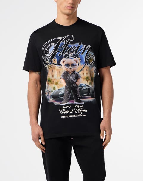Round Neck T-Shirt Teddy Racing Men