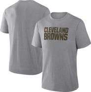 FANATICS Men's Fanatics Heather Gray Cleveland Browns Pass Rush Tri-Blend T-Shirt
