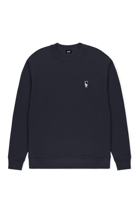 Astronaut Relaxed Midweight Fleece Crewneck Sweatshirt