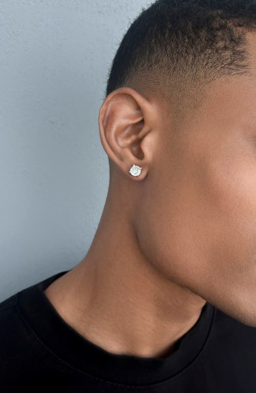 Adornia Silver Plated Stud Earrings In Silver