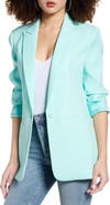 Endless Rose Tailored Single Button Blazer