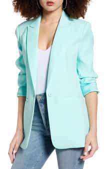 Endless Rose Tailored Single Button Blazer