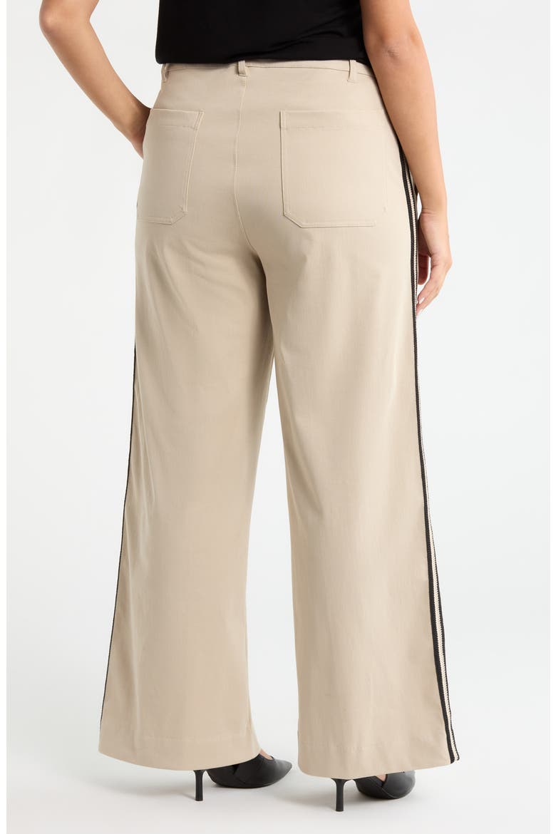 Brinne Side Stripe Pull-On Pants, Alternate, color, CRISP KHAKI