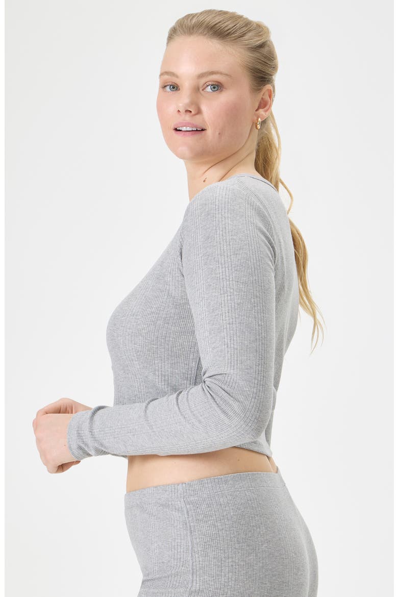 Sweet Classic Cardigan, Alternate, color, HEATHER GREY