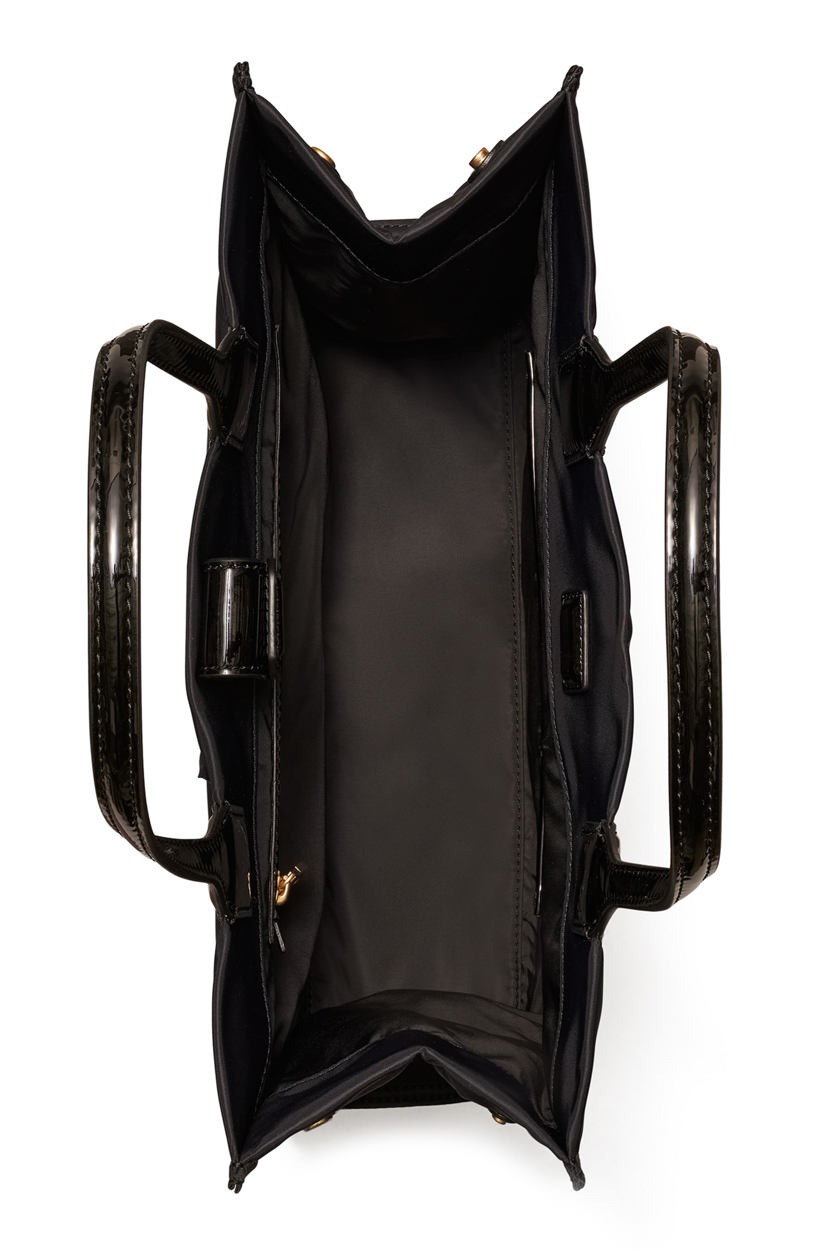 Tory Burch Small Ella Patent Tote Bag, Alternate, color, 