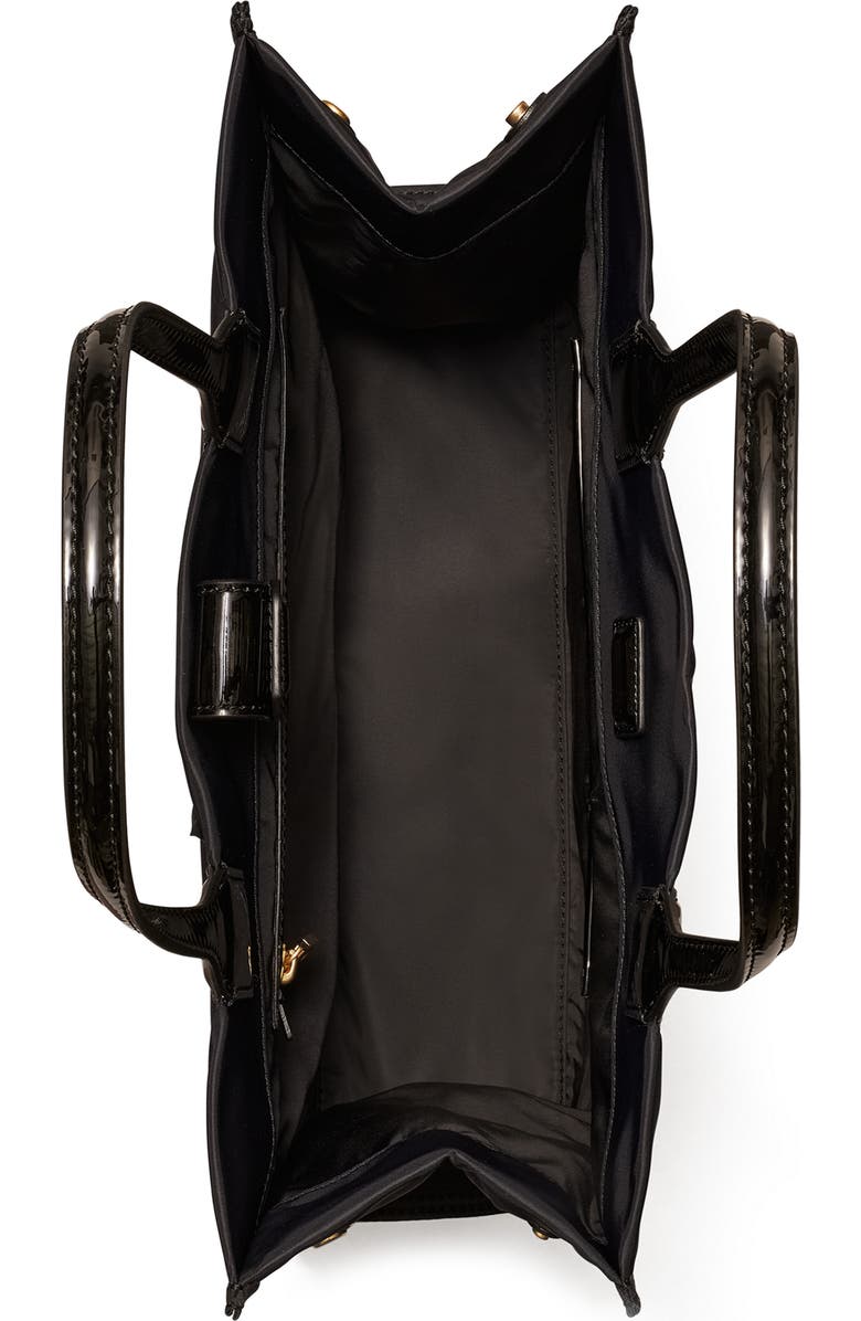 Tory Burch Small Ella Patent Tote Bag, Alternate, color,