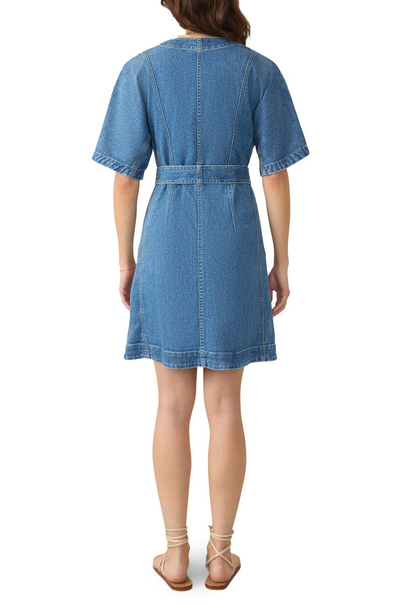 Faherty Camille Denim Minidress, Alternate, color, Sedona Blue Wash