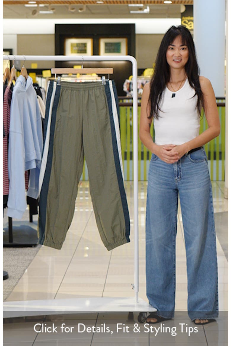 Aniston Striped Nylon Pants video