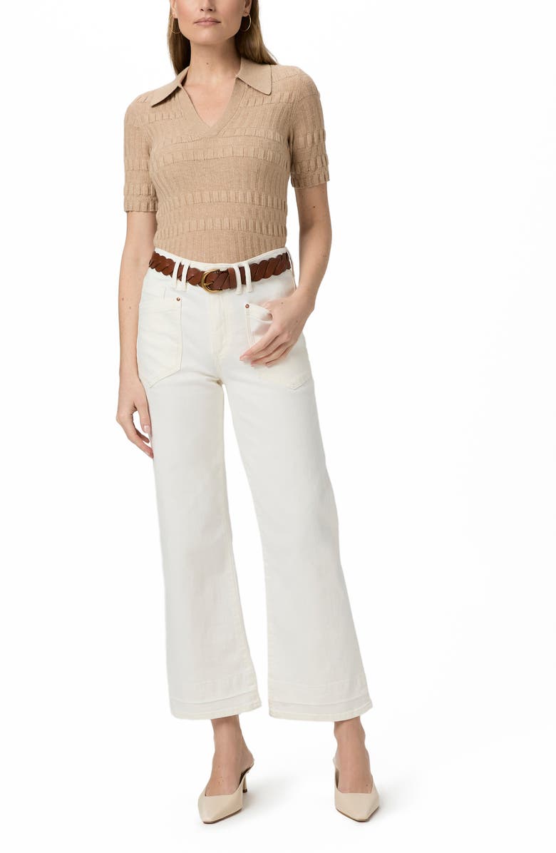 PAIGE Leenah Western High Waist Ankle Wide Leg Jeans, Alternate, color,