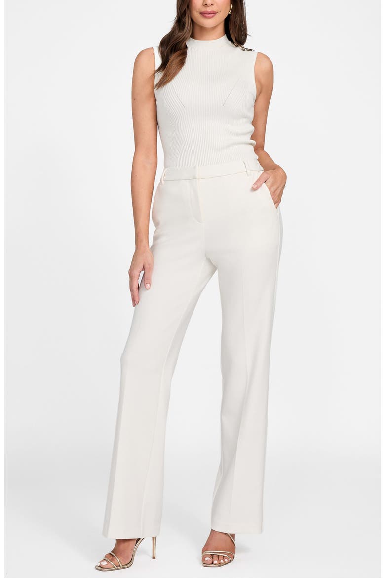 Lia High Waist Straight Leg Pants, Alternate, color, OPEN