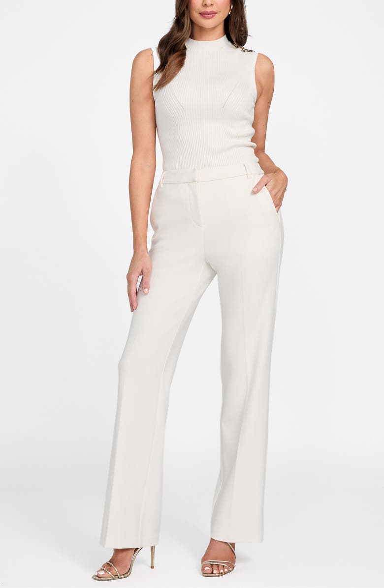 Marciano Lia High Waist Straight Leg Pants, Alternate, color, Open