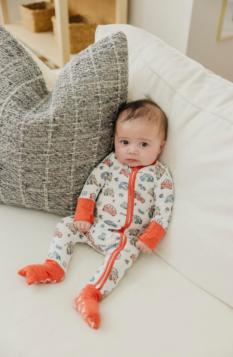 Copper Pearl Pixar Cars Convertible Zip-Up Footie, Alternate, color, Pixar Cars