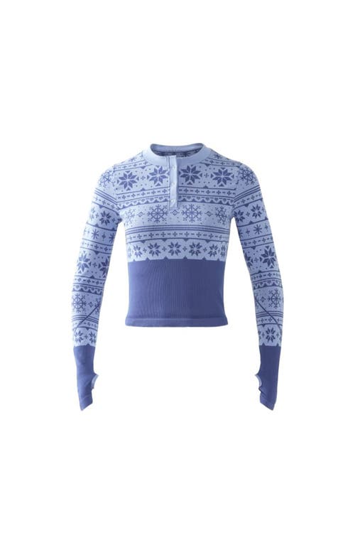 Vitality Baselayer Henley Top In Morning Frost