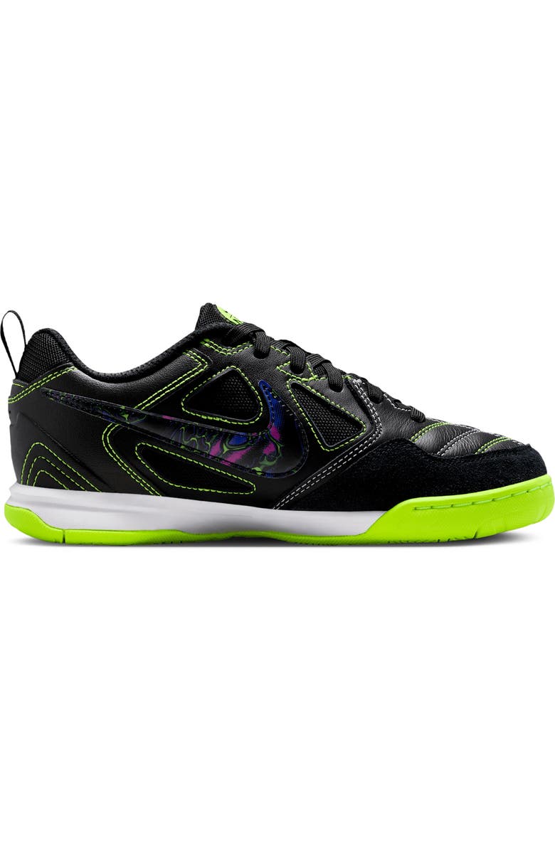Nike Kids' Gato SE Soccer Sneaker, Alternate, color, Black/ Volt/ White/ Black