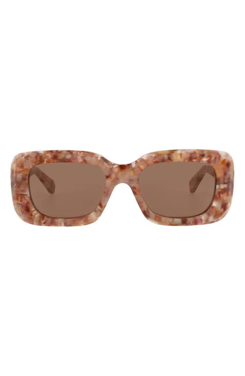 51mm Rectangle Polarized Sunglasses