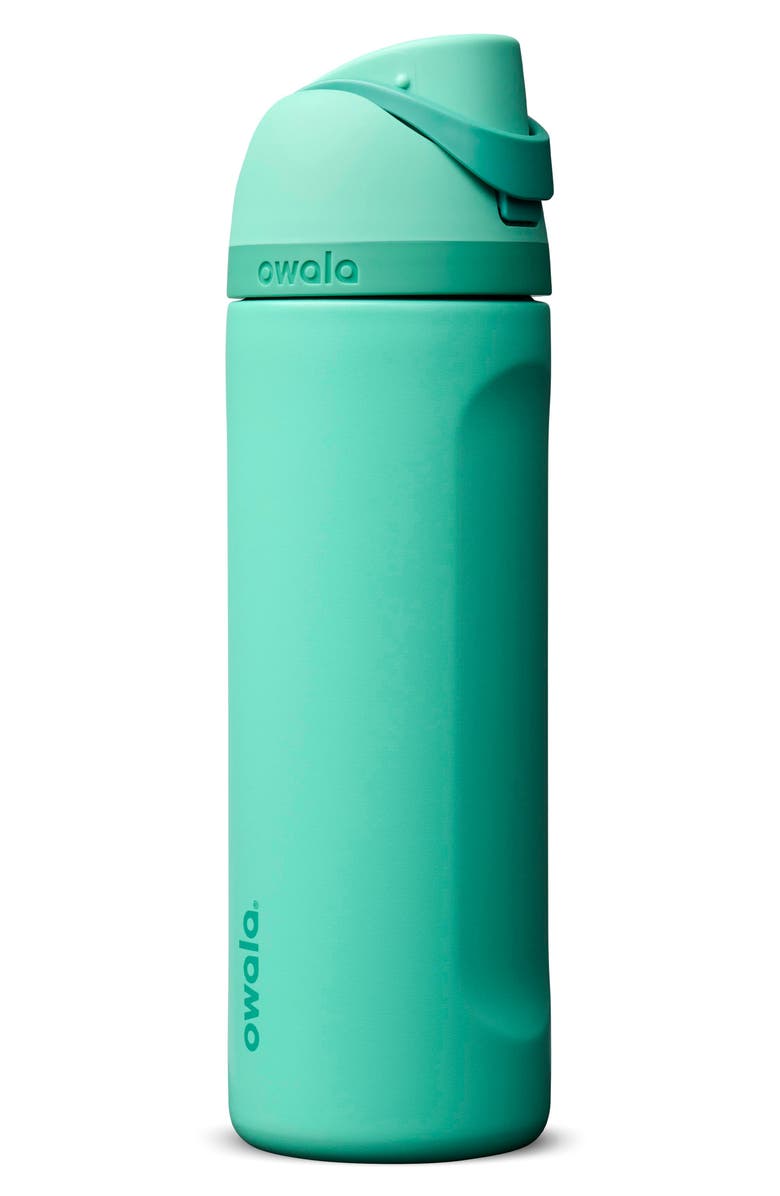 Owala FreeSip<sup>®</sup> 24-Ounce Stainless Steel Water Bottle, Main, color, Teal