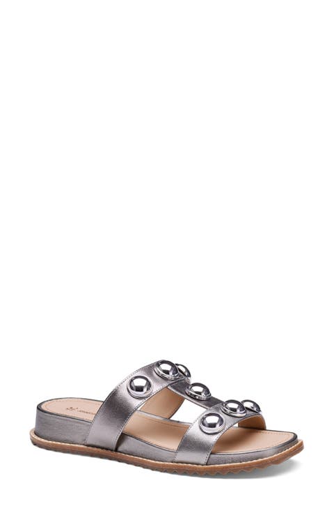 Chandler Embellished Wedge Slide Sandal (Women)