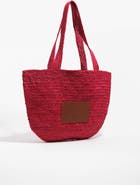 Bimba y Lola Woven Shoulder Bag