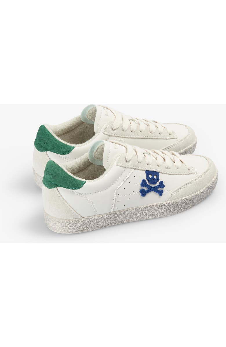 Scalpers Calavera Contrast Sneakers, Alternate, color, Whiteduck
