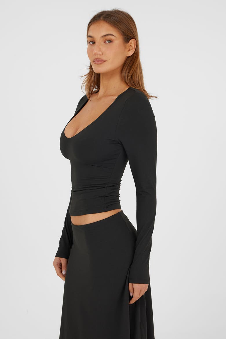 Eveline Top, Alternate, color, Black