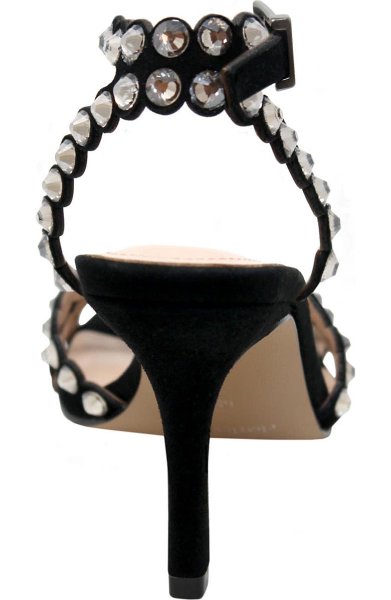 Charles David Penelope Embellished Suede Stiletto Sandal, Alternate, color,
