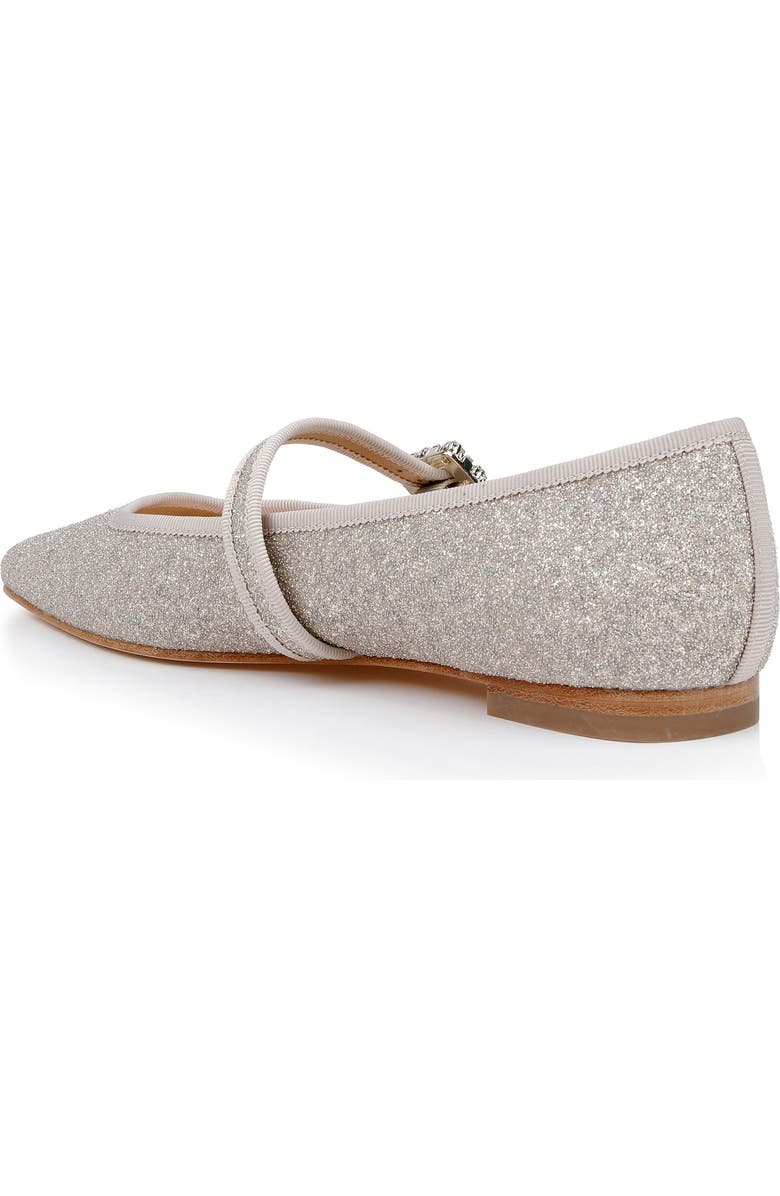 Badgley Mischka Collection Brystol Mary Jane Flat, Alternate, color, Champagne Fabric