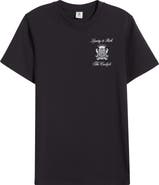 Sporty & Rich x The Carlyle Crest Cotton Graphic T-Shirt