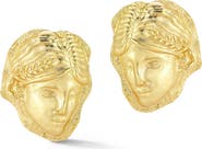SPHERA MILANO Grecian Statement Stud Earrings