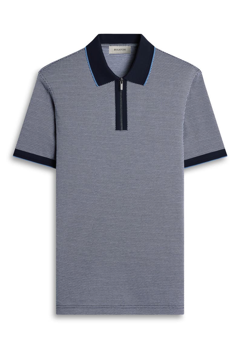 Quarter Zip Polo, Alternate, color, NAVY
