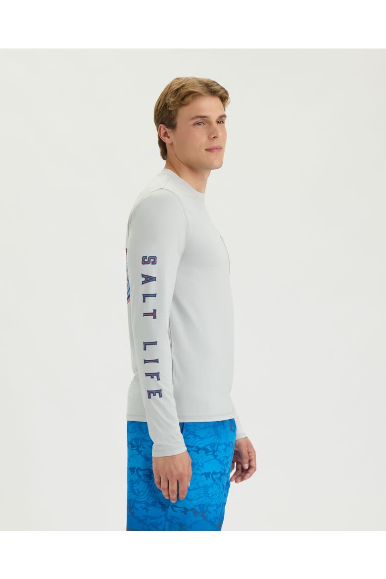 Bottoms Up  Performance Long Sleeve Tee, Alternate, color, MIST GREY HEATHER