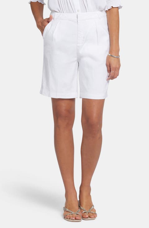 NYDJ Relaxed Linen Blend Shorts