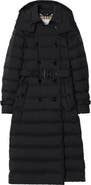 Burberry Long Nylon Audley Puffer Coat