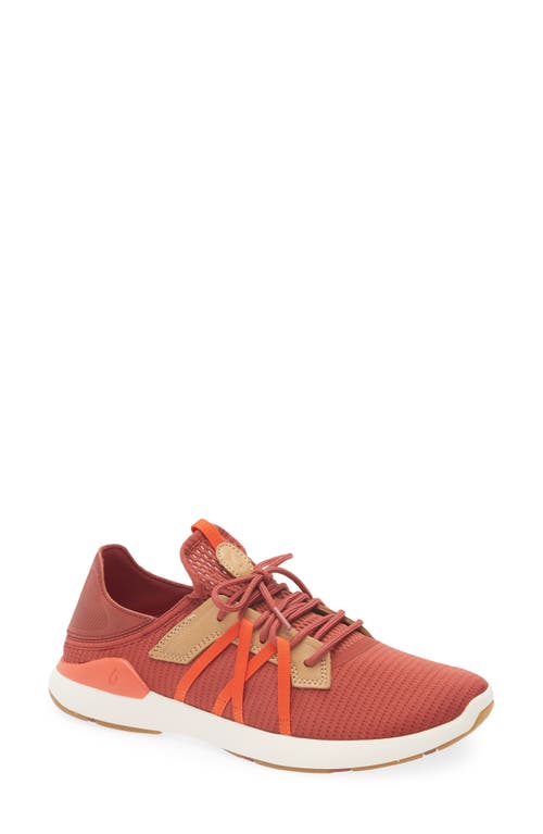 OluKai Mio Li Sneaker in Dark Rust /Flame 