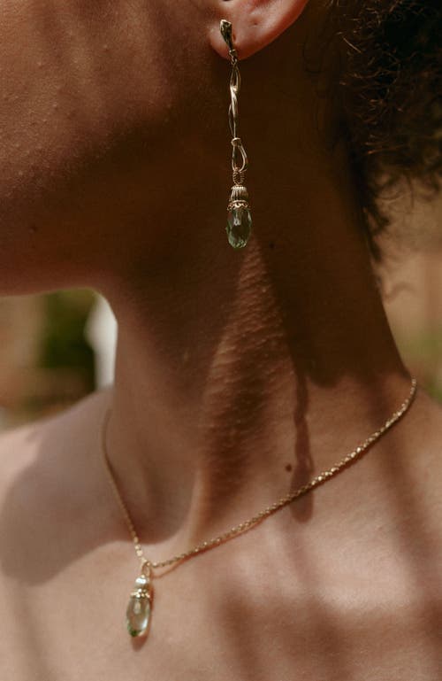 Rc Retro Chic Nut Fairy Pendant Necklace In Green