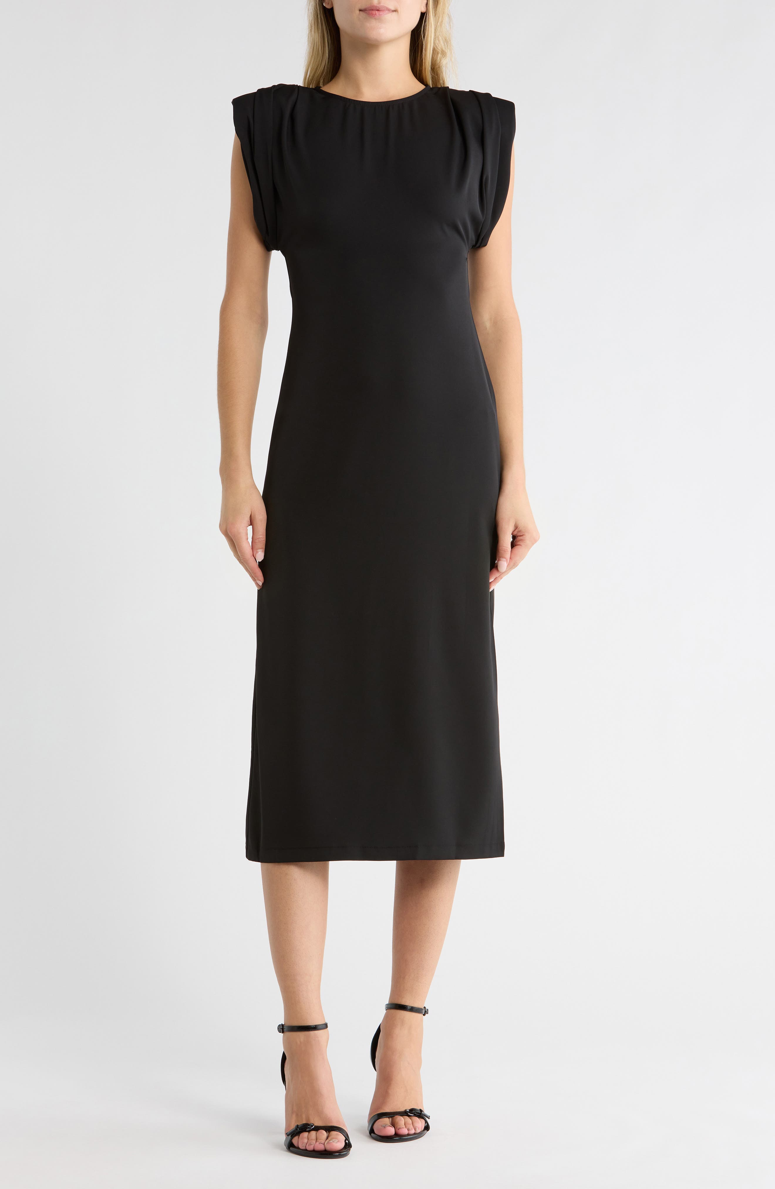 AREA STARS Jera Knit Midi Dress