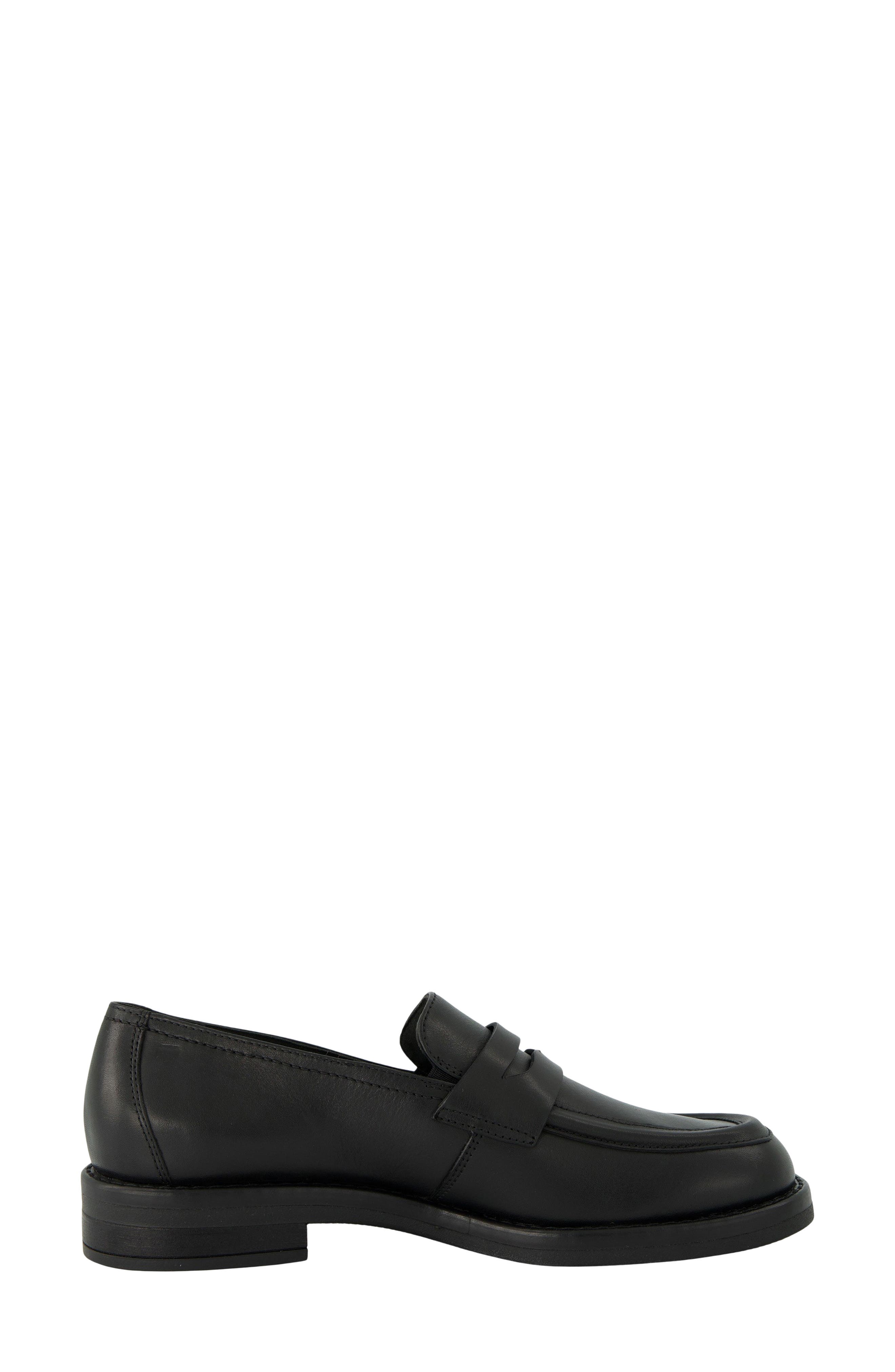 Flynn Loafer, Alternate, color, BLACK LEATHER