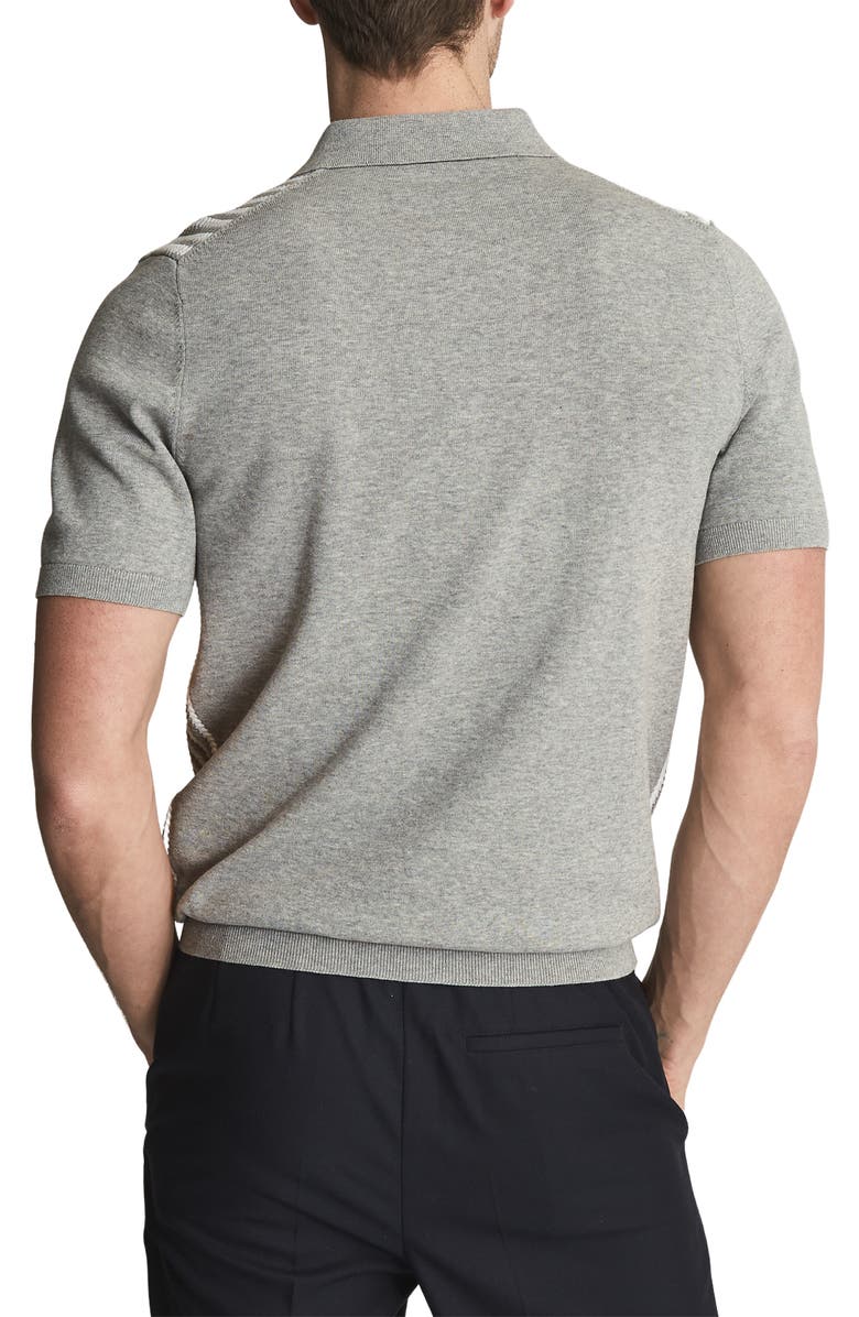 Reiss Clifford Zip Neck Polo, Alternate, color, 