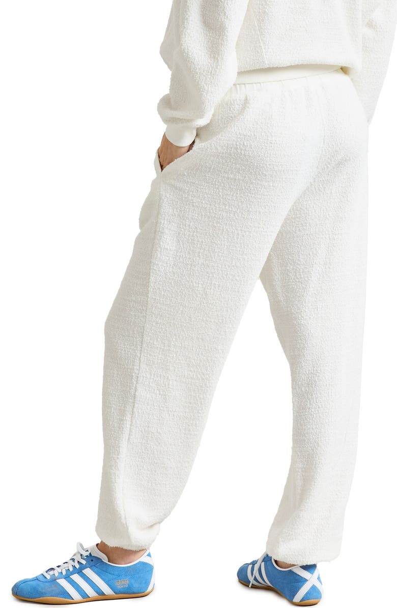 HATCH Collection The Dina Boucle Lounge Pant, Alternate, color, Ivory