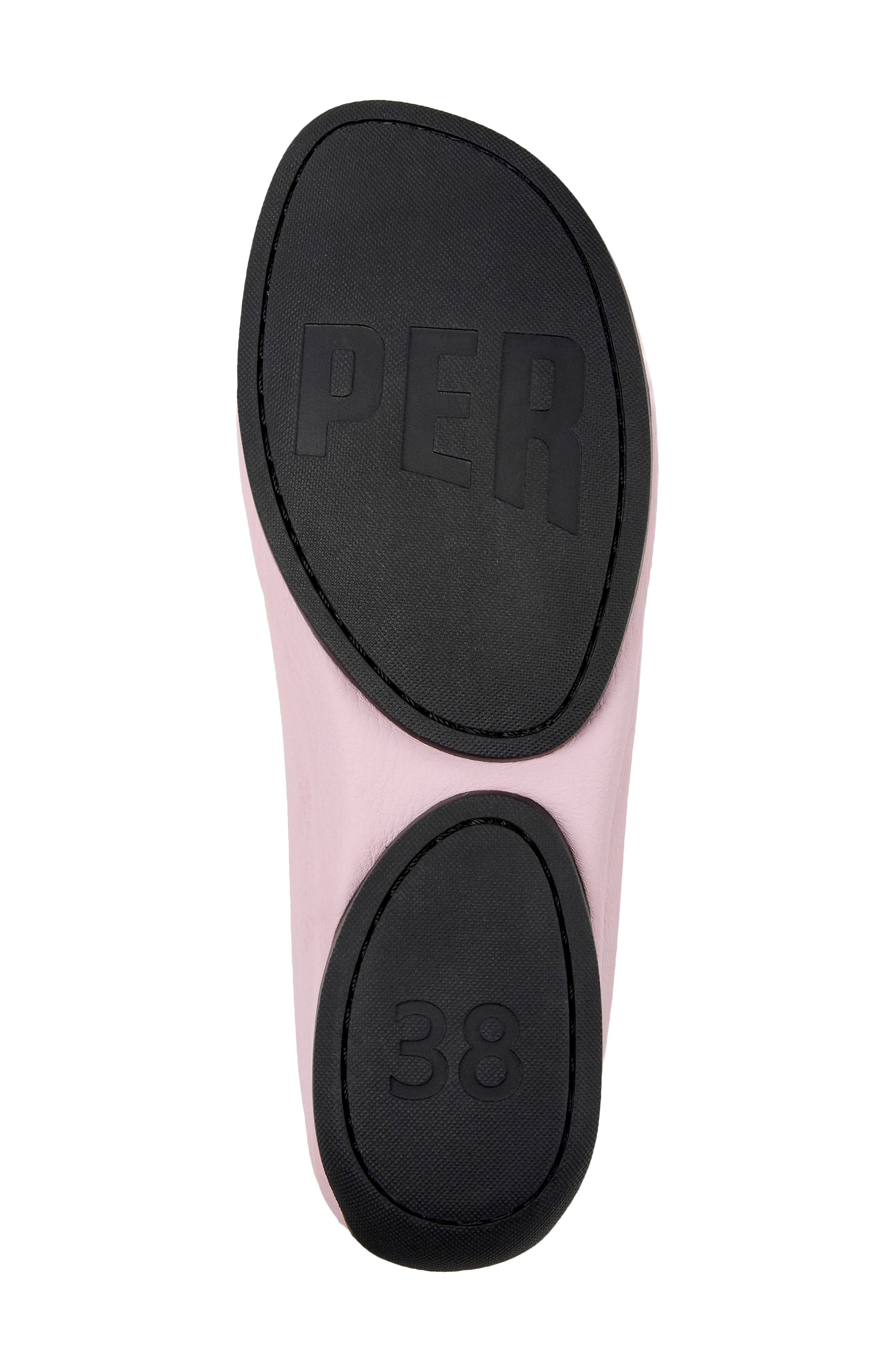 Right Nina Ballet Flat, Alternate, color, LIGHT PASTEL PINK