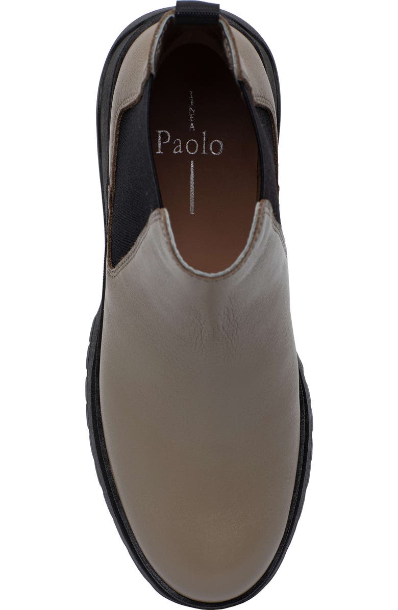 Linea Paolo Tokio Lug Sole Chelsea Boot, Alternate, color, Walnut