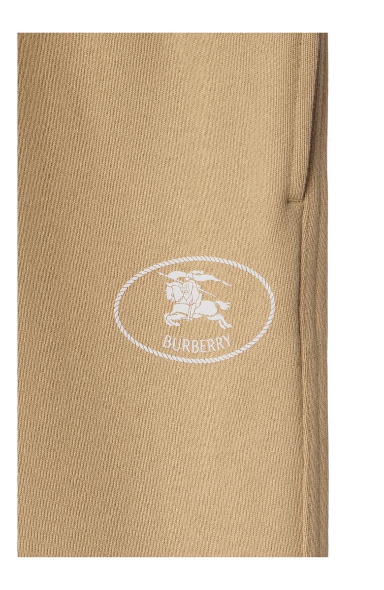 Burberry Knight Stamp Cotton Shorts, Alternate, color, Flax Beige