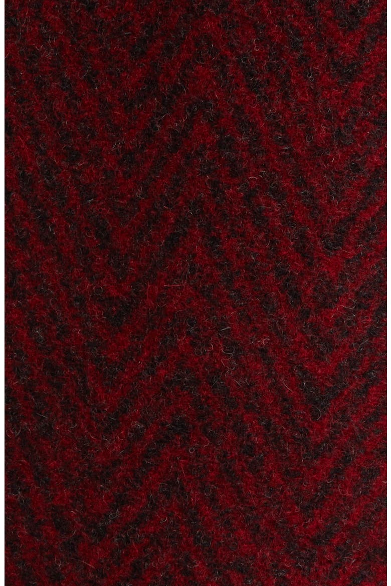 Camden Wool Blend Topper Coat, Alternate, color, CHARCOAL HERRINGBONE