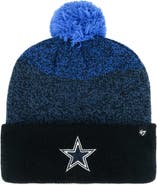 '47 Men's '47 Navy Dallas Cowboys Dark Freeze Cuffed Knit Hat with Pom