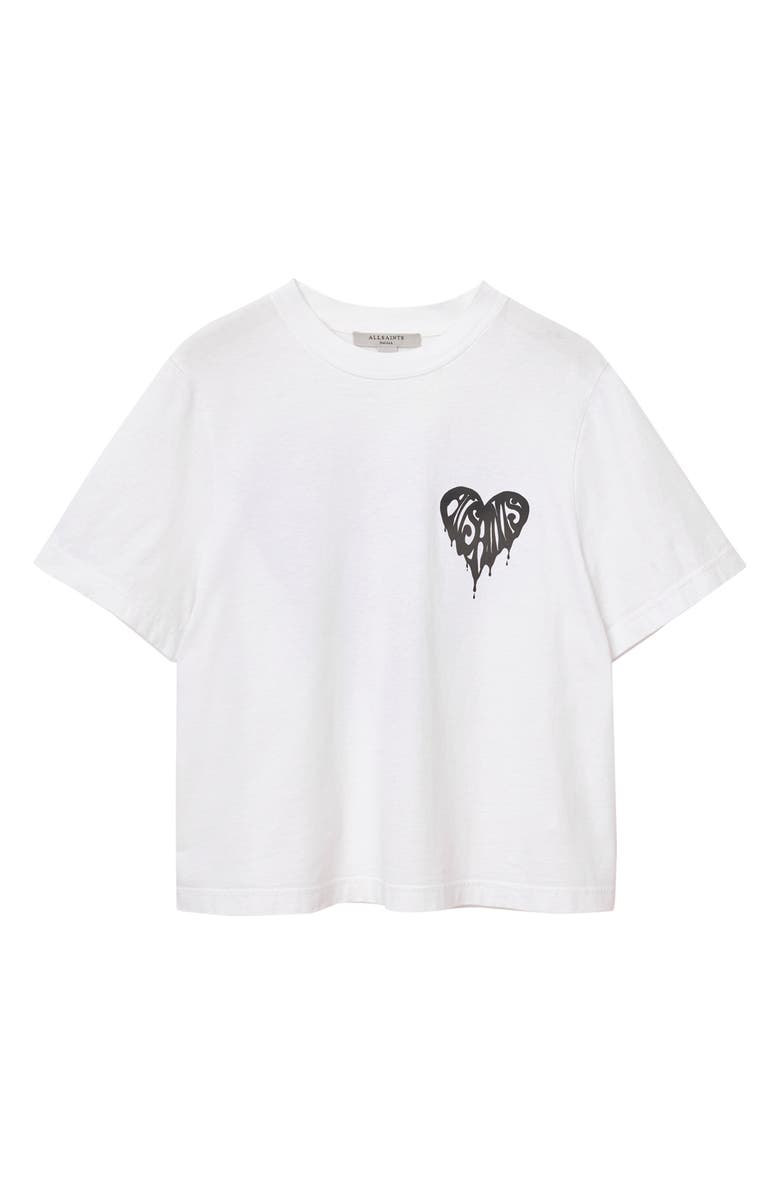 AllSaints Trip Lisa Boxy Cotton Graphic T-Shirt, Alternate, color, Optic White