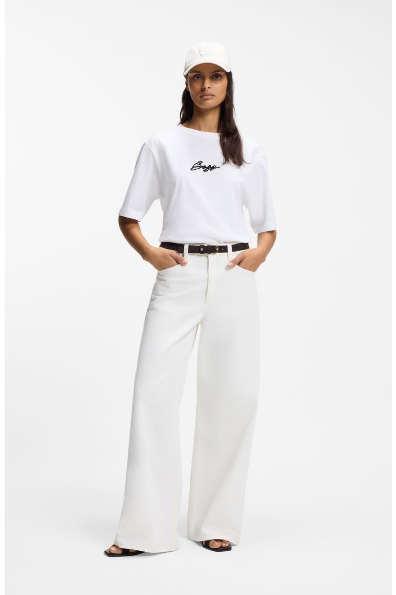 Cotton Tee, Alternate, color, WHITE