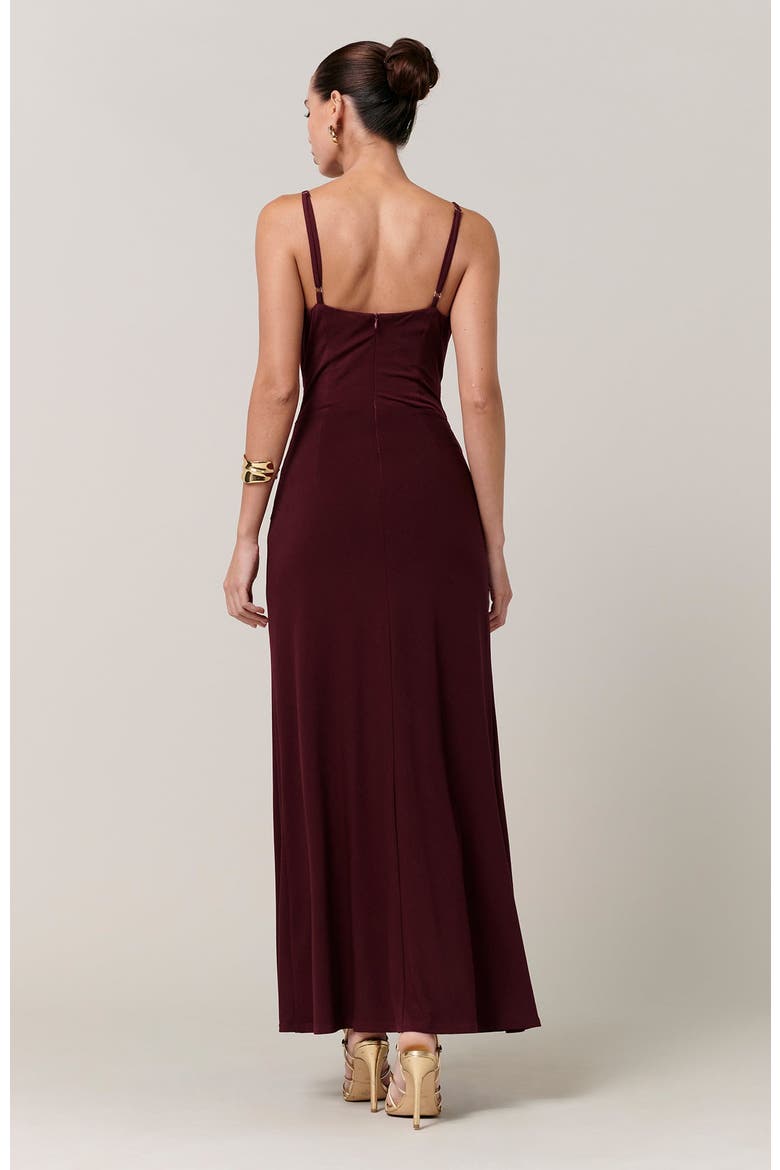 Cynthia Midi Dress, Alternate, color, Berry