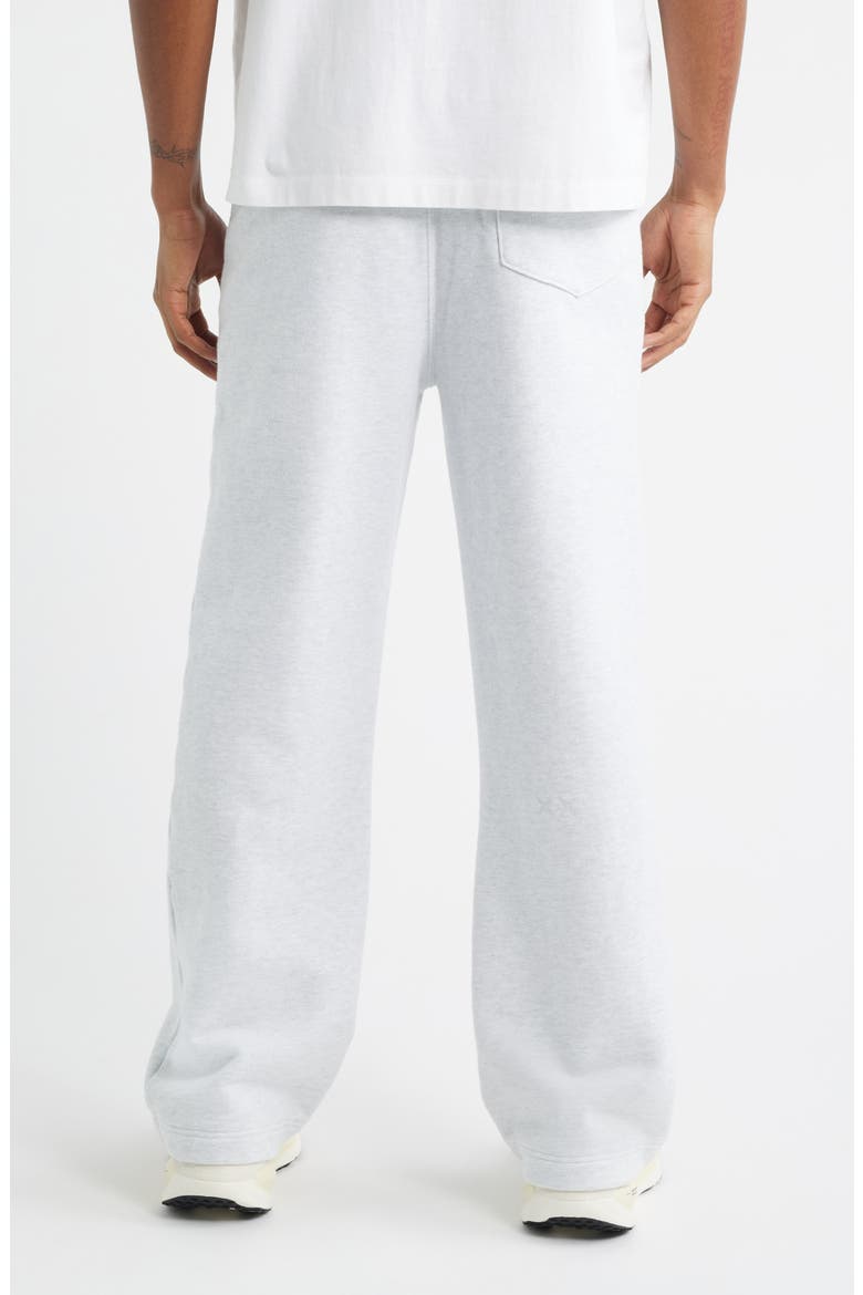 Oversize Cotton Sweatpants, Alternate, color, HEATHER GREY